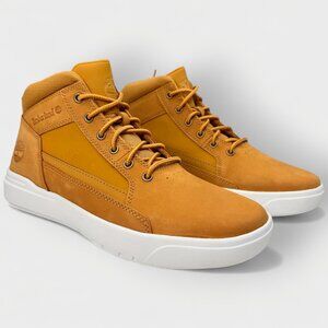Timberland Allston Mid Sneaker Boots Wheat Nubuck Men’s 9.5 Casual Lace Up A65Q1
